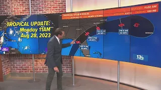 Tropics Update: Franklin a major hurricane, Idalia aiming for Florida