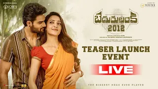 🔴LIVE:  Bedurulanka2012 Teaser Launch Event  | Kartikeya, Neha Shetty | Mani Sharma