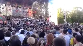 Самое массовое исполнение песни  День Победы в Украине.