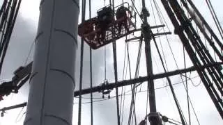 USS Constellation Rig Removal