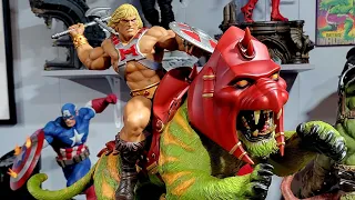 Tweeterhead He-man and Battlecat classic deluxe maquette review