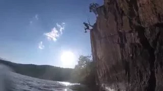 Cliff Jumping at Raystown Lake