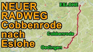 E-Bike - 🚨NEUER Radweg von Cobbenrode nach Eslohe - Start in Oedingen
