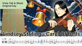 Lindsey Striling - Carol Of Bells Viola Tab & Sheet