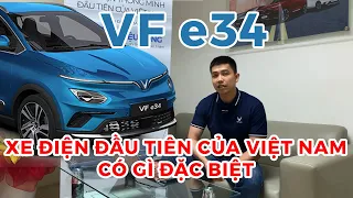 Xe điện VinFast VF e34 thông số, giá bán và hướng dẫn đặt cọc.