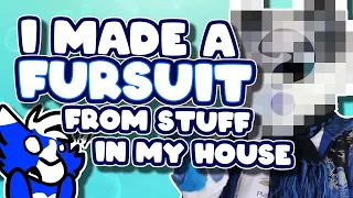 MAKING A FURSUIT from random things around the house 😵 [The Bottle ep86]