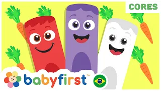 Turma das Cores | Desenhos Educativos | aprender cores para crianças | todas as cores | BabyFirst