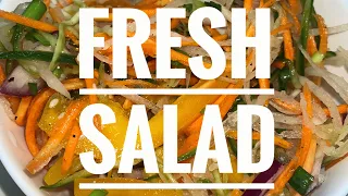 fresh easy salad || свіжий та легкий салат full video on my channel #shorts