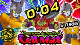 BEATING CELL MAX IN 4 MIN & 4 TURNS WITH FULL SPECIAL POSE TEAM!!