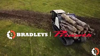 T7R Rubber Tracked Dumper loaded with Timber Logs