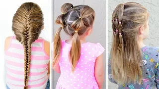 4 EASY HAIRSTYLES FOR LITTLE GIRLS⭐ EASY TODDLER HAIRSTYLES