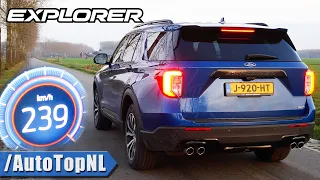 FORD EXPLORER PHEV 457HP 0-239KMH ACCELERATION & TOP SPEED by AutoTopNL