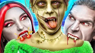 Familia de Vampiri a Adoptat un Zombie! Cum să Devii Vampir!