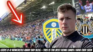 Leeds 2-2 Newcastle - INSANE SCENES as fans FIGHT AMONGST THEMSELVES !!!!!