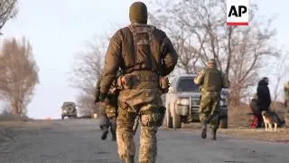 Government troops positions near Mariupol