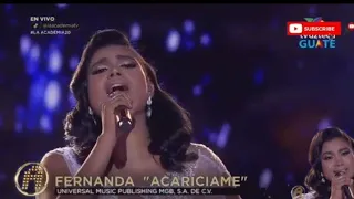 Fernanda  - Acariciame  | Concierto 13 | La Academia 2022