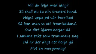 Les Miserables - Kan du höra folkets sång sångtext/lyrics