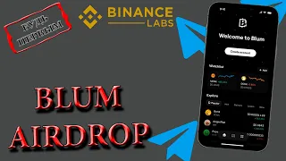 Blum - Новый 💎 ГЕМ 💎| ТОПОВЫЙ АИРДРОП 2024 Года | Трейдинг в Telegram