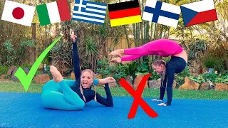 GOOGLE TRANSLATE ACRO GYMNASTICS CHALLENGE!