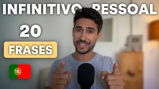 20 FRASES para APRENDERMOS o Infinitivo Pessoal