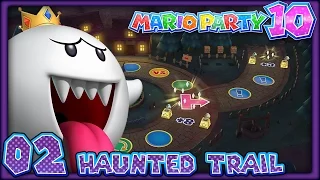 Mario Party 10: Part 02 - Haunted Trail (4 Player)