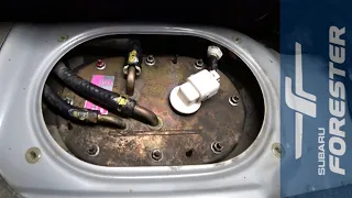 Как снять бензонасос на Subaru Forester SF