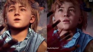 Horizon Zero Dawn E3 Vs Retail Graphics Comparison