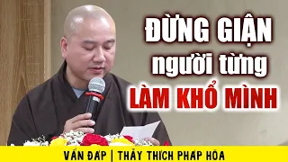 Xin Đừng Giận người làm khổ mình - Vấn Đáp Thầy Thích Pháp Hòa (tuyệt hay)