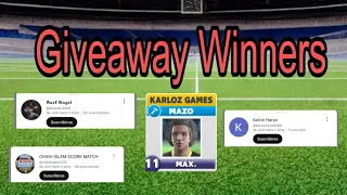 Giveaway Winners to use my captain 🔥Level 11🔥🔨