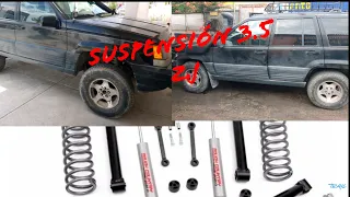 lift kit 3.5 rough contry para mi zj