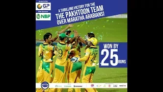 T10 League  at Sharjah, Maratha Arabians vs Pakhtoons Full Highlights