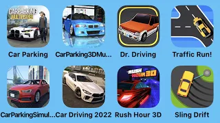 Car Parking, Car Parking 3D, Dr. Driving, Traffic Run and More Car Games iPad Gameplay