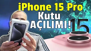 iPhone 15 Pro kutu açılımı! | 15 Pro Max'e gerek var mı? #iphone15