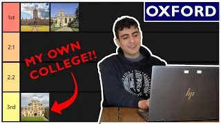 ranking Oxford University's colleges and praying I don't get sued for defamation :)