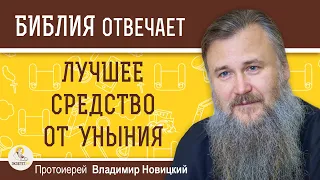 ЛУЧШЕЕ СРЕДСТВО ОТ УНЫНИЯ. Протоиерей Владимир Новицкий