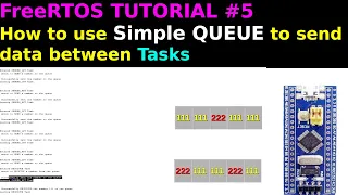 FreeRTOS Tutorial 5 || Simple QUEUE || STM32 || NO CMSIS || CubeIDE