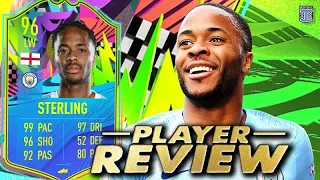 5⭐/5⭐?!😱 96 SUMMER HEAT STERLING PLAYER REVIEW! - FIFA 21 ULTIMATE TEAM