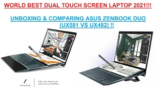 UNBOXING & COMPARING BEST DUAL Touch SCREEN LAPTOP 2021! Best laptop for multi-taskers !!