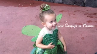 Lane Cosplays as Tinkerbell