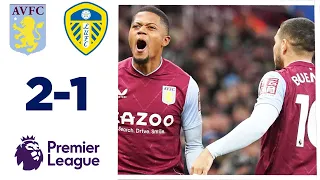 ASTON VILLA 2-1 LEEDS UNITED HIGHLIGHTS | Premier League 22/23