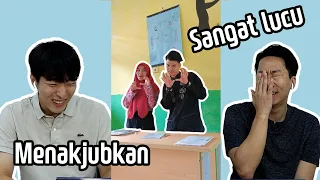 Bagaimana bisa sekolah semenarik ini? | Korean React to Indonesian school TIKTOK