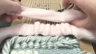 Weaving Wool Roving Demo