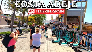 TENERIFE - COSTA ADEJE | Showing the Current Appearance ☀️ 4K Walk ● April 2024