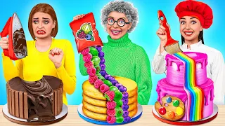 Tantangan Memasak Saya vs Nenek | Momen Lucu oleh TeenDO Challenge