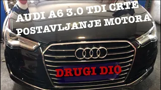 AUDI A6 3.0 TDI CRTE POSTAVLJANJE KORISTENOG MOTORA