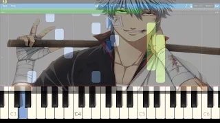 Gintama OST -"Take Care Buddy" Synthesia Piano Tutorial