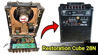 Repair Cube 28N PA Amplifier || Very Easy Solution || You Like Electronic