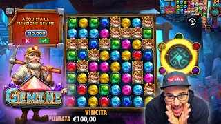 SLOT ONLINE - Una Folle partita alla nuova GEMINE 💎🎰 fino a BET MAX 💰 e con Acquisti BONUS