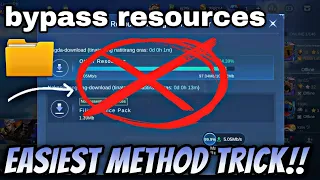 How to Bypass Mobile Legends Resources Files in just a minute - Tips & Tricks!!