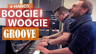 Gettin The Groove – 4-hands Boogie Woogie Piano Improvisation